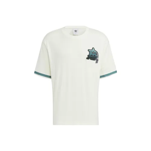 Adidas T-Shirt Unisex Белый Мрамор