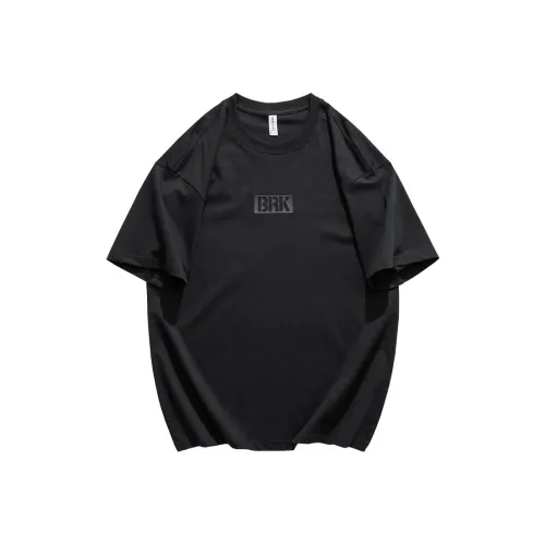 WOOD SOON COTTON CREW Шея Свободный крой Повседневный Полувырез Т-рубашка Топ Унисекс