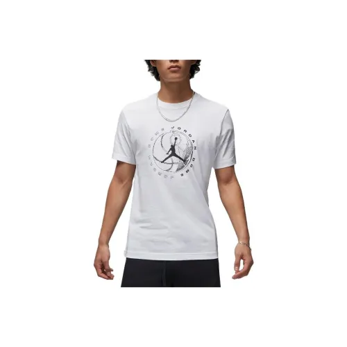 Джордан Белый Мужская Футболка