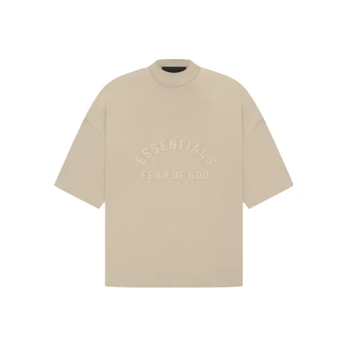 Fear Of God Essentials T-Shirt Унисекс Серый Бежевый
