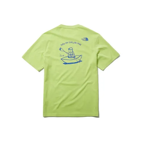 The North Face Неоновый зеленый Унисекс Футболка