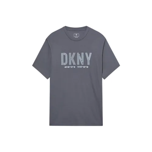 DKNY Темно-серые Мужские T-рубашки
