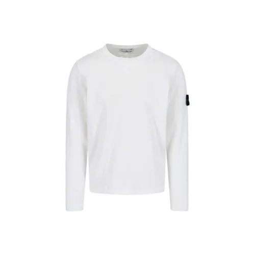 STONE ISLAND Рубашка Мужская Белая