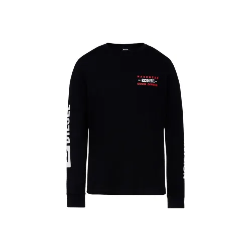 DIESEL Мужские черные T-рубашки