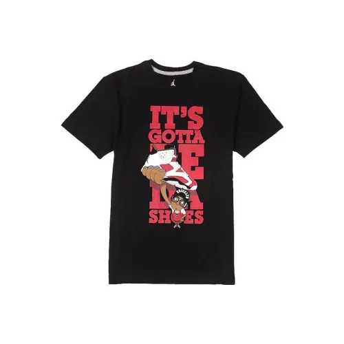 Джордан Черные Мужские T-Рубашки