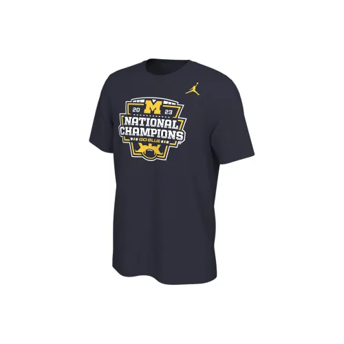 Джордан Темно-синий Мужская T-рубашка