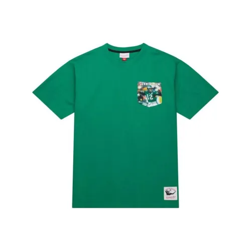 Mitchell Ness Зеленая Мужская Футболка