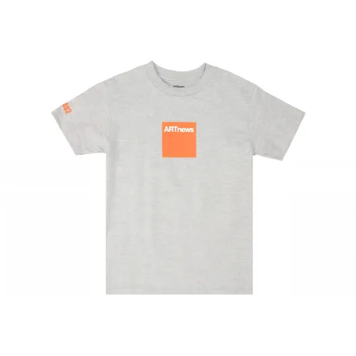 PLEASURES совместная бренд Светло-серый Мужской T-рубашки