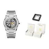 Стальной браслет, глубокий черный [Роскошная коробка включена].