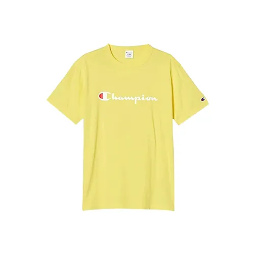 Champion T-Shirt Японская версия Унисекс Оранжевый Желтый