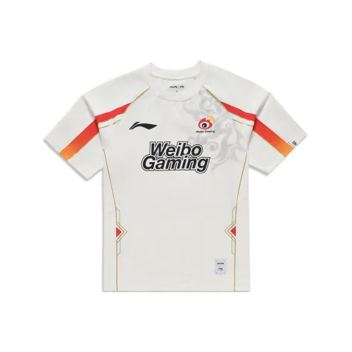 LINING Sports Life Collection T-Shirt 2024 Season WBG Team Unisex Ivory
