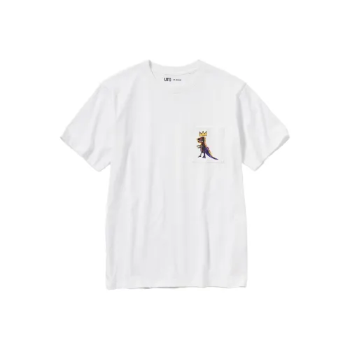 UNIQLO Белая унисекс футболка