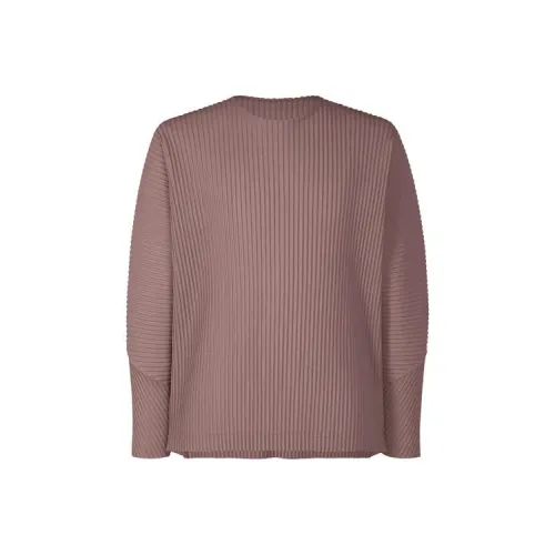 ISSEY MIYAKE Ежемесячный Цвет Январь Рубашка Мужская Розово-Коричневая