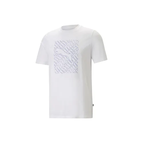 PUMA GRAPHICS CAT Tee T-Shirt Мужская Белая