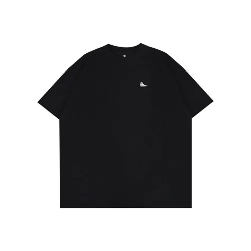 Конверс Черная Унисекс Футболка