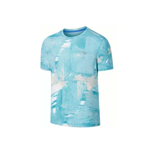 Saucony Бег T-Shirt Мужской Синий