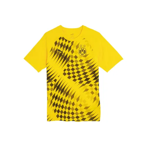 PUMA Borussia Dortmund T-Shirt Мужской Electronic Желтый Черный