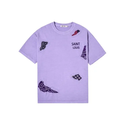 SSSAINT LOUIS Фиолетовая Унисекс Т-рубашка