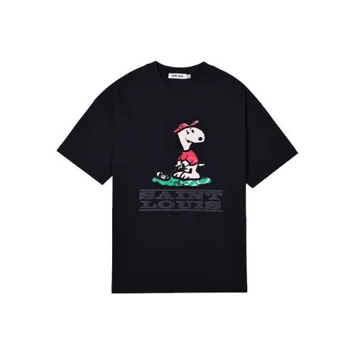 SSSAINT LOUIS Черная унисекс футболка