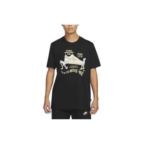 Nike Мужские черные футболки