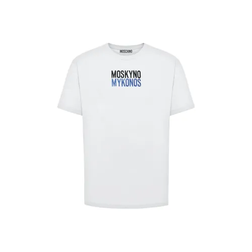 MOSCHINO SS24 T Рубашка Мужская Белая