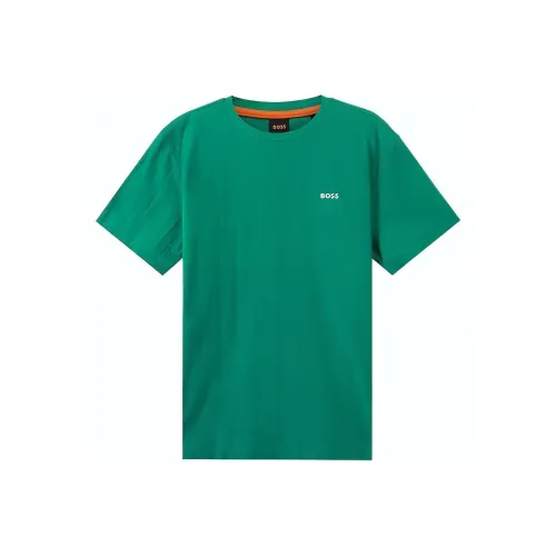 Hugo Boss Зеленые Мужские T-рубашки