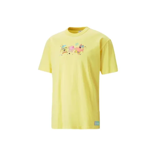 PUMA x SPONGEBOB Светло-желтая мужская футболка T