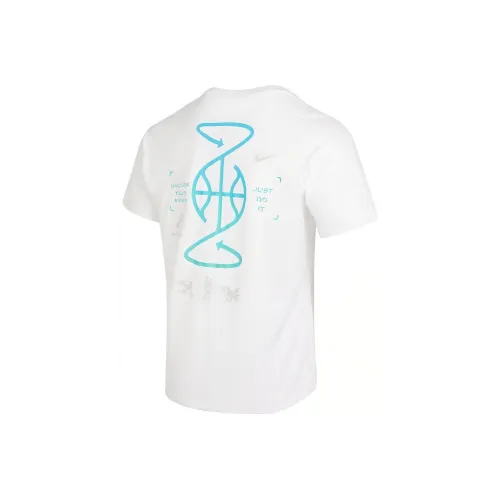 Nike SS23 Resistant High Basketball Series Белый Мужской T-Рубашки