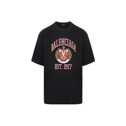 Balenciaga Мужские черные футболки