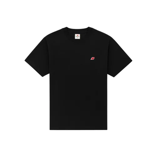 New Balance совместный бренд Teddy Made T-Shirt Унисекс Черный