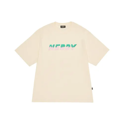 Nerdy Бежевые Унисекс Футболки