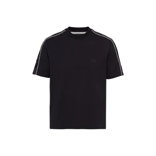 PRADA Мужские черные T-рубашки