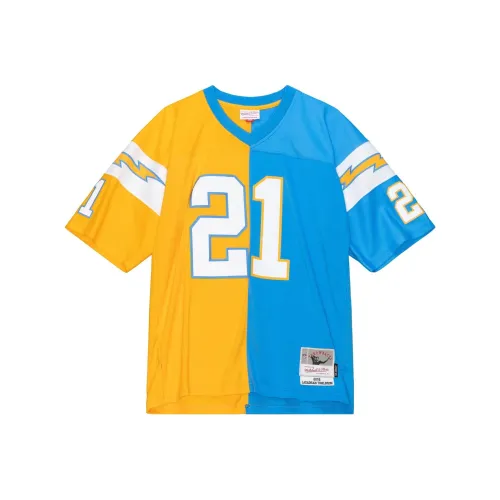 Mitchell Ness Синие/Желтые Мужские Футболки