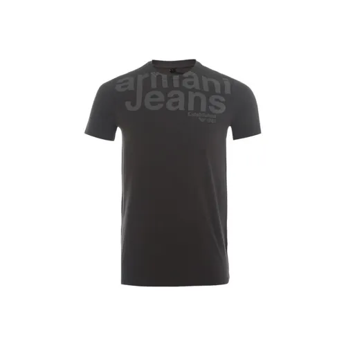 ARMANI JEANS Серый Мужской T-Рубашки