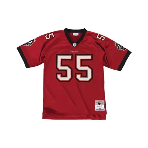 Mitchell Ness Red Men's T-Shirts Mitchell Ness Красные Мужские Футболки