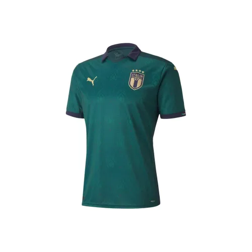 PUMA Зеленые Мужские Футболки