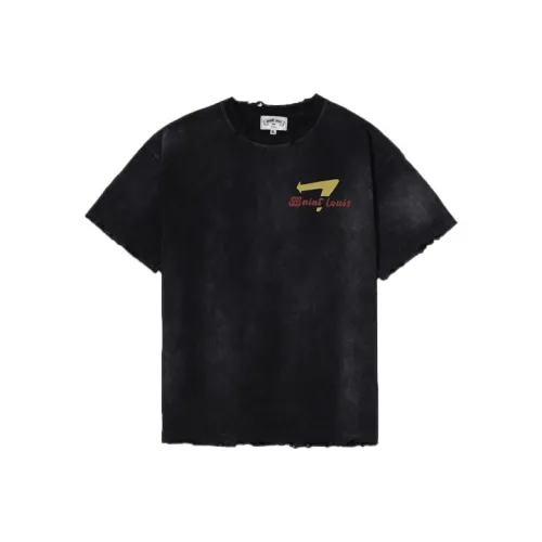 SSSAINT LOUIS Черная унисекс футболка