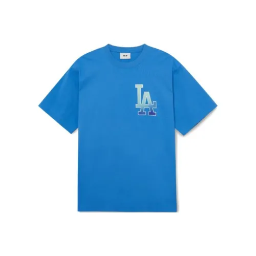 MLB Los Angeles Dodgers Рукав с спущенным плечом T-рубашка Унисекс Синий