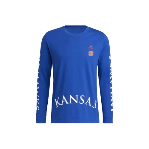 Adidas Blue Men's T-Shirts Adidas Синий Мужской Т-Ширт