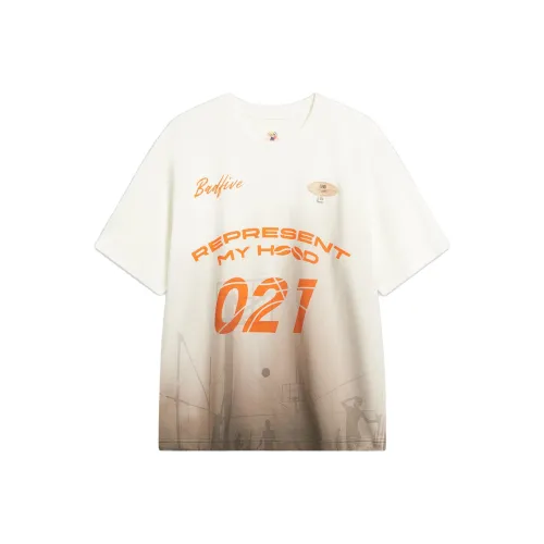 LINING Badfive T-Shirt Унисекс Айвори Dyed