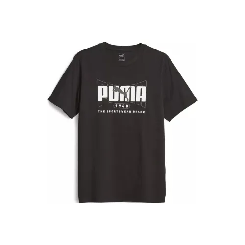 PUMA Graphics Execution Tee T-Shirt Мужская Черная
