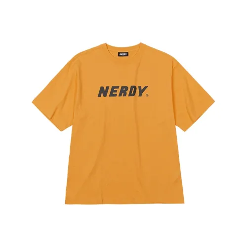 Nerdy Светло-оранжевая Унисекс Футболка