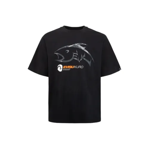 EVISU Мужские черные футболки