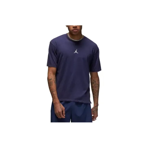 Джордан Темно-синие Мужские T-рубашки