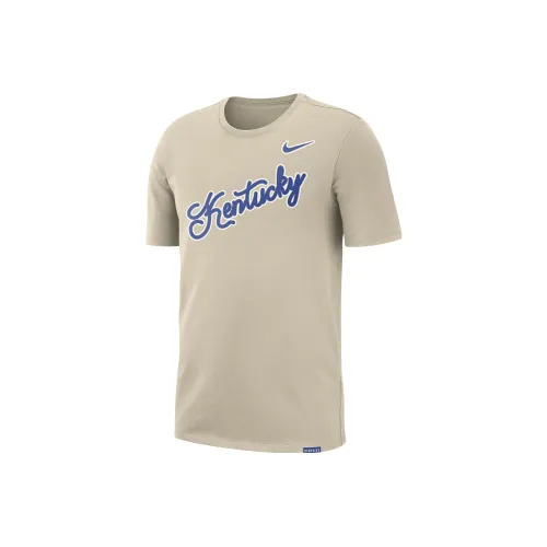 Nike Ротангово-желтые Мужские T-рубашки