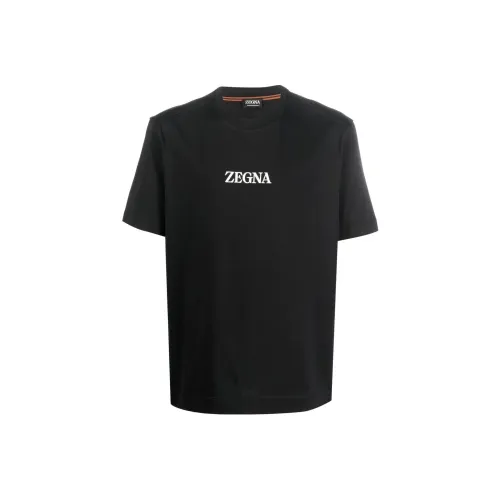 Ermenegildo Zegna Черные Мужские T-Рубашки