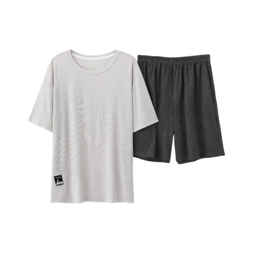 Городская красота Pajama Комплект Мужской Светло-Серый