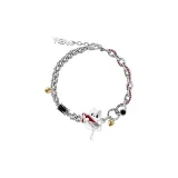 Белый браслет в форме бутылки вина*1