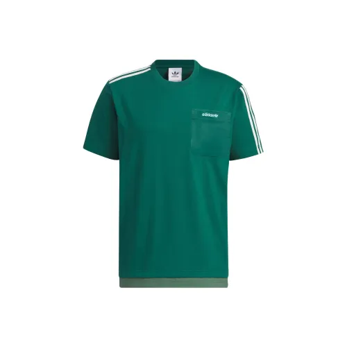 Adidas Originals T-Shirt Мужской Лесной Зеленый