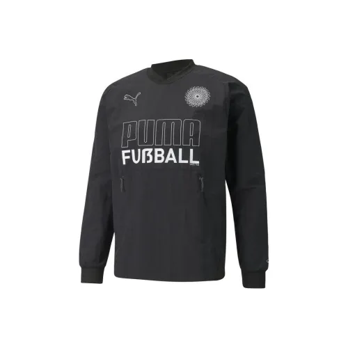 PUMA Olympique de Marseille Черная Мужская Футболка